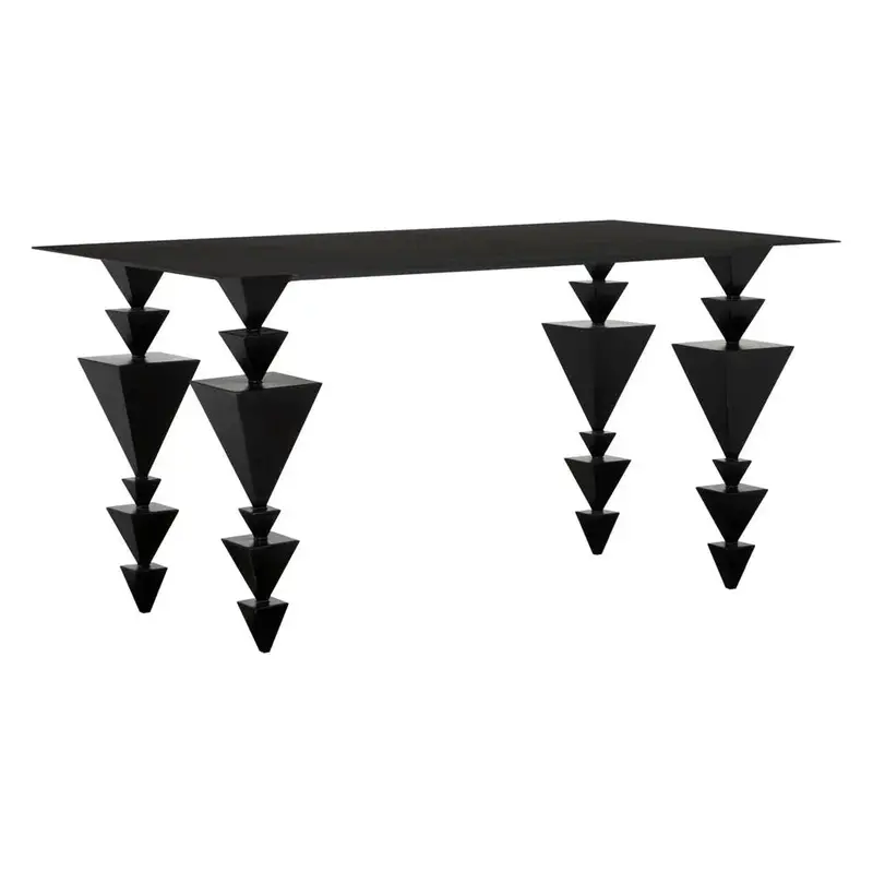 Sagrada Black Steel Industrial Desk 1