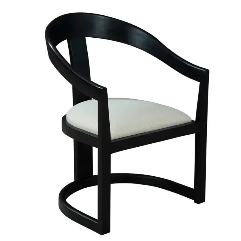 Salida Black Dining Chair Featuring Stain-Resistant Performance Fabric 1