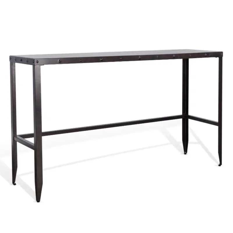 San Diego Rectangular Bar Table With Metal Frame 1