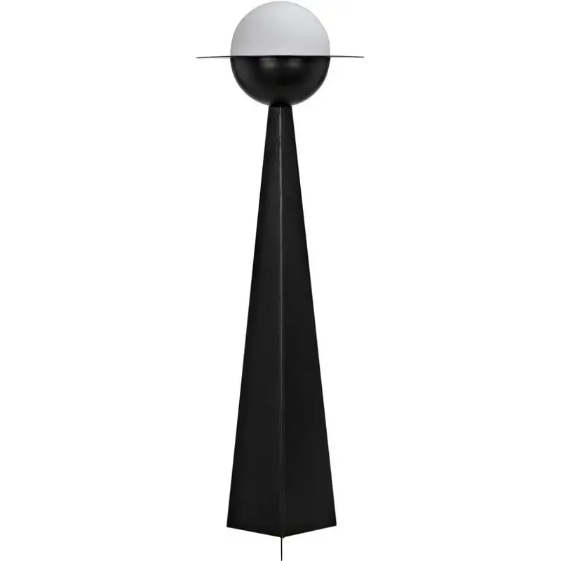 Saturn Adjustable Black Floor Lamp 1