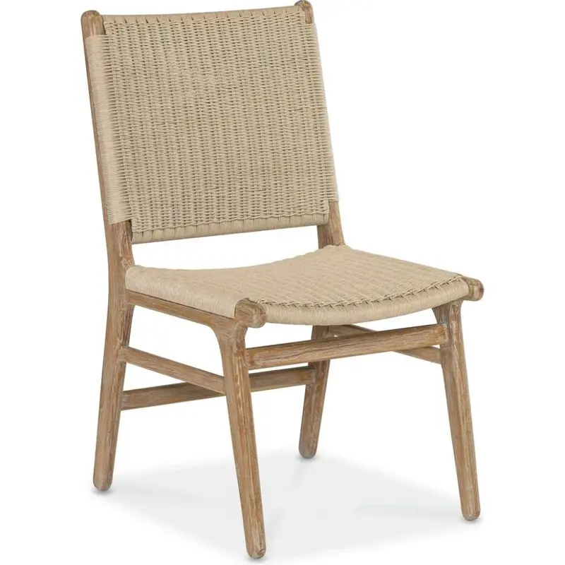 Sedona Teak Armless Outdoor Dining Chairs – Set Of 2 1