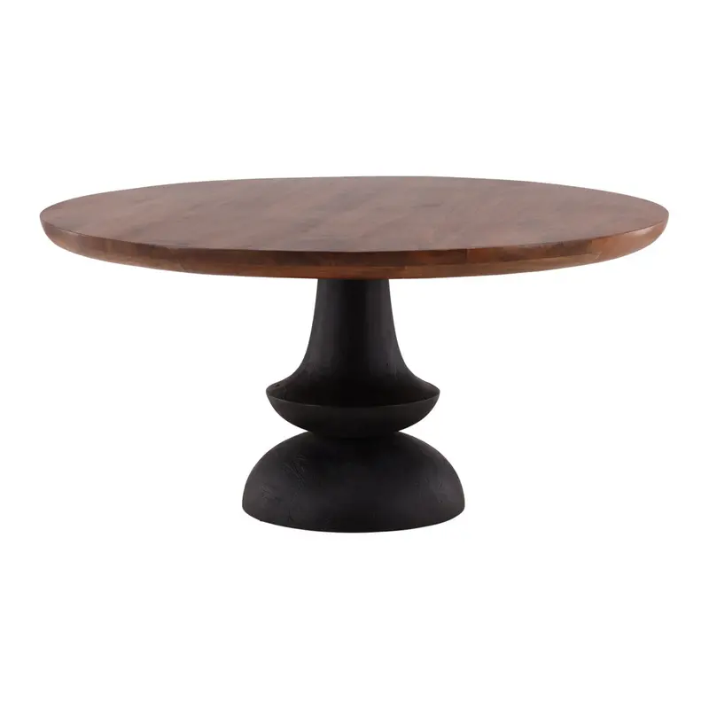 Selena Solid Wood Round Dining Table – Scandinavian-Inspired Simplicity 1