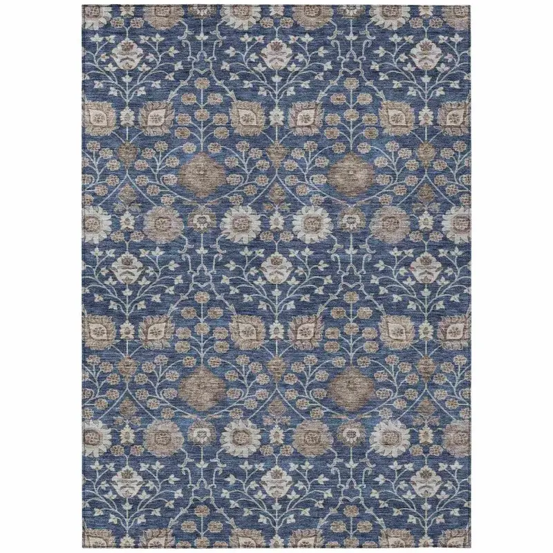 Selma Navy Blue Outdoor Rug – Stain-Resistant & Easy-Clean Design 2