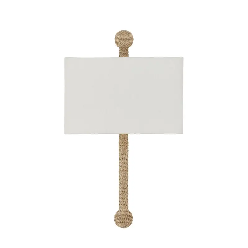 Senegal Abaca Rope Warp Wall Sconce 1