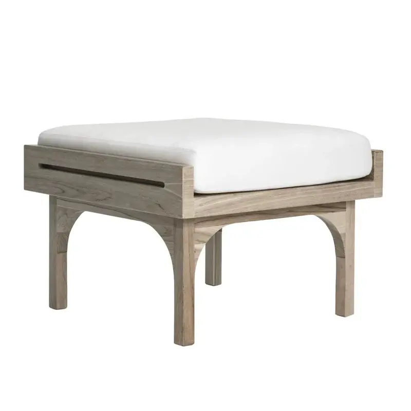 Serenique Quick-Dry Cushioned Outdoor Ottoman 1