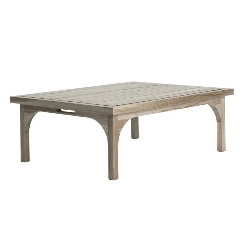 Serenique Sun-Bleached Teak Outdoor Coffee Table 1