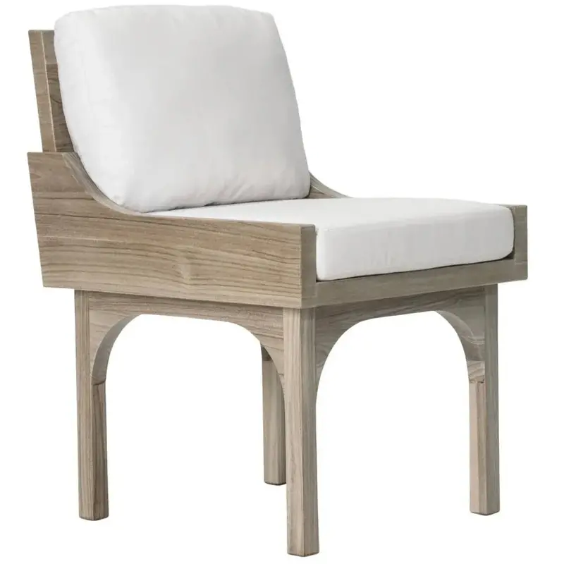 Serenique Teak Outdoor Dining Chairs – Set Of 2 1