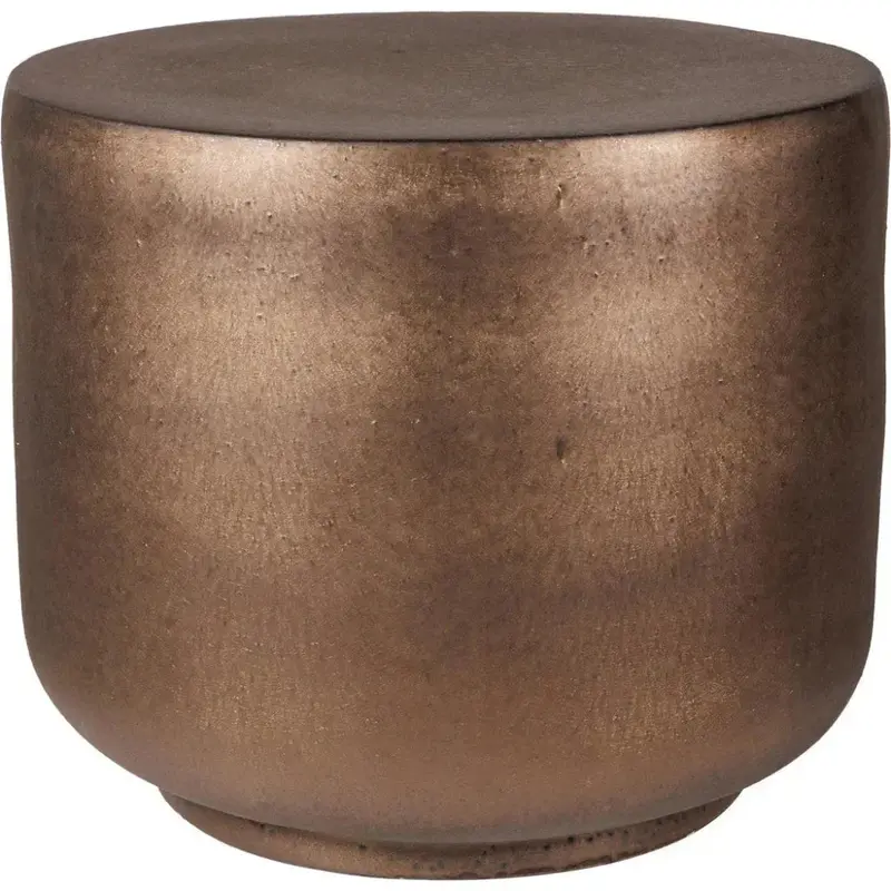 Serenity Tall Ceramic Side Table For Outdoor Spaces 1