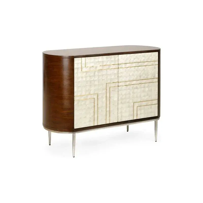 Shelldon Wood Bar Cabinet With Modern Functional Design And Storage Flexibility 1