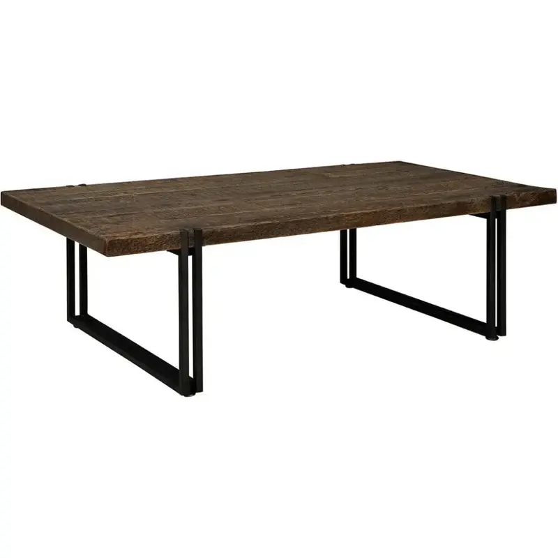 Sherwood Rectangular Solid Wood Coffee Table 1