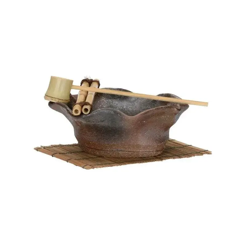 Shokubutsu Ao Vintage-Inspired Ceramic Vessel 1