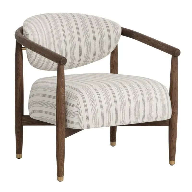 Sigrid Modern Fabric Lounge Seating Chair 1