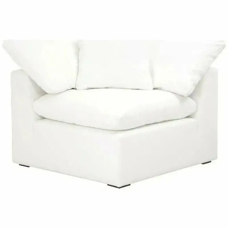 Sky Modular Corner Chair In White Livesmart Fabric 1
