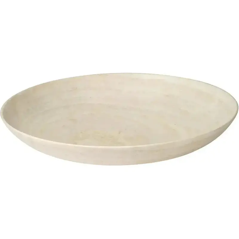 Smooth White Marble Serving Or Display Bowl 1