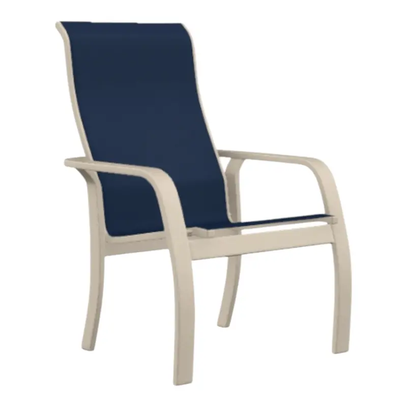 Soho Sling Stacking Outdoor Armchair – High-Back Design 1