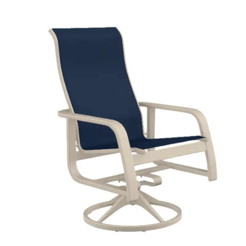 Soho Sling Swivel Rocker Chairs – Outdoor High-Back Set Of 2 1