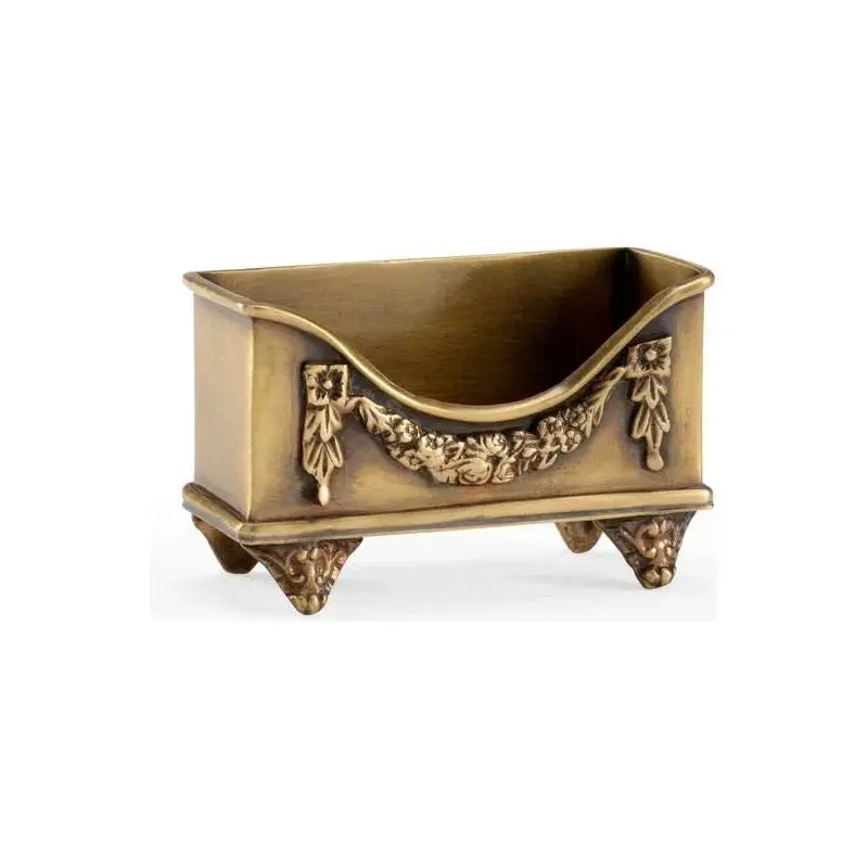 Solid Brass Business Card Holder 1