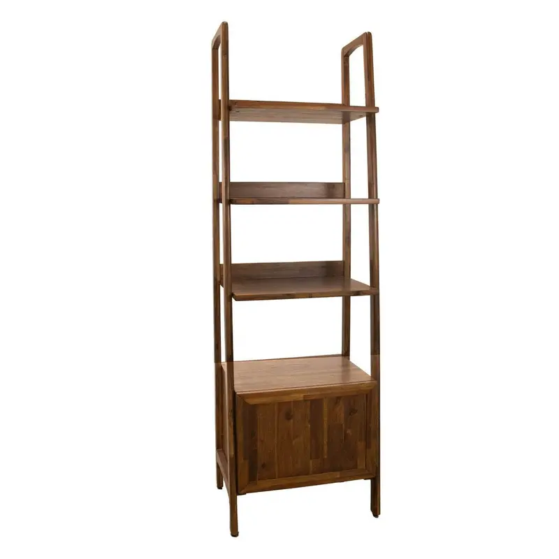 Solid Wood Etagere Shelving Unit – Remix Collection 1