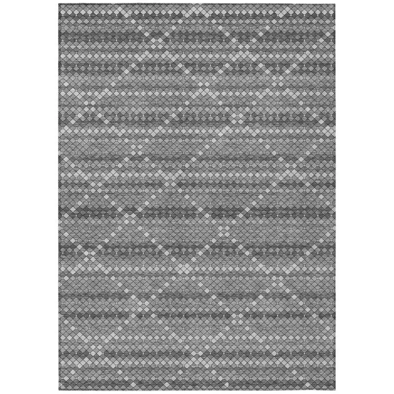 Sonatia Gray Transitional Indoor-Outdoor Rug – All-Climate Rinseable Floor Cover 2