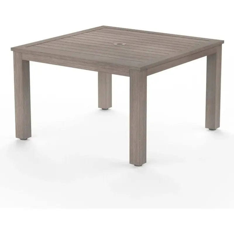 Square Aluminum Outdoor Dining Table – Laguna Design 1