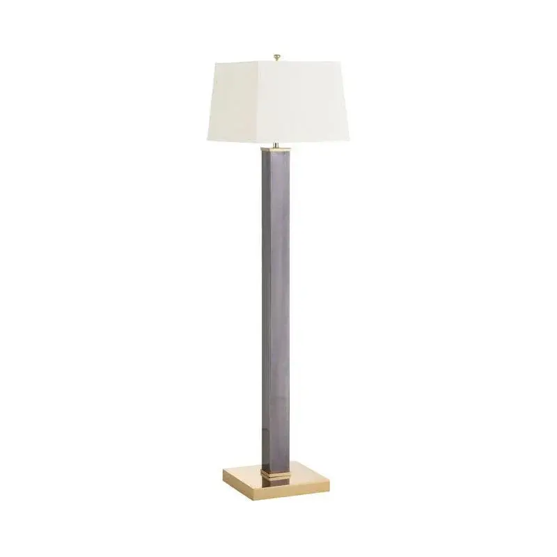 Square Shooter Transitional Floor Lamp – Blended Traditional And Modern Design 1