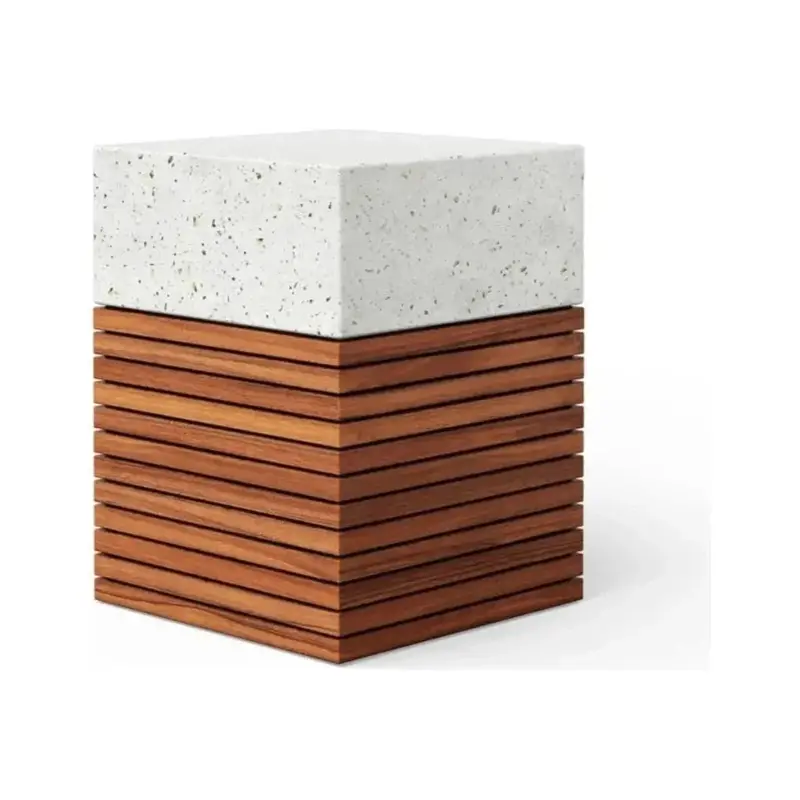 Stecca Alto Concrete Outdoor Stool – Tall Industrial-Style Seat 1