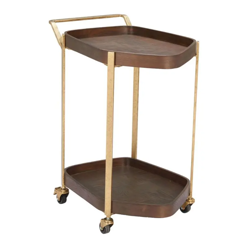 Steel Frame Bar Cart – Stela Mobile Serving Station 1