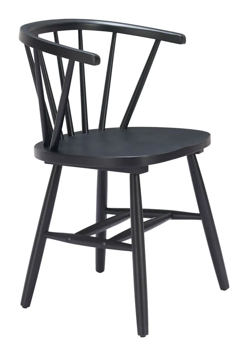 Stenger Painted Wooden Dining Chairs (Set Of 2) – Hand-Finished Colorful Seating 1