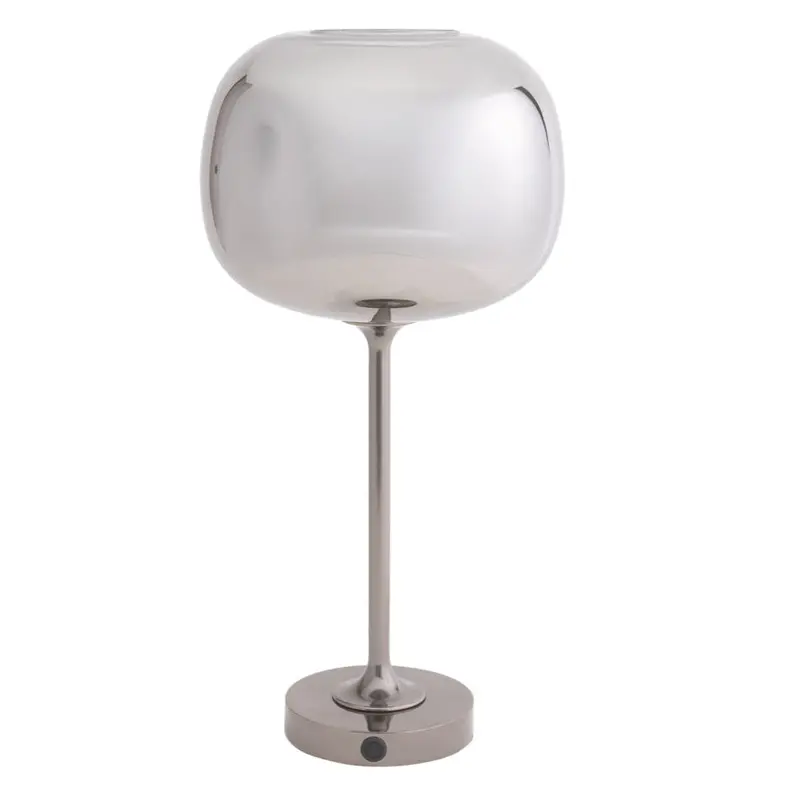 Sterling Cordless Glass Floor Lamp With Adjustable Light 1