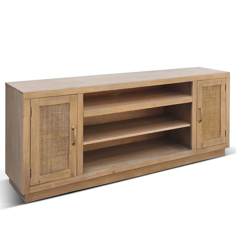 Stonebridge Wooden Two-Door Media Console For Living Room 1