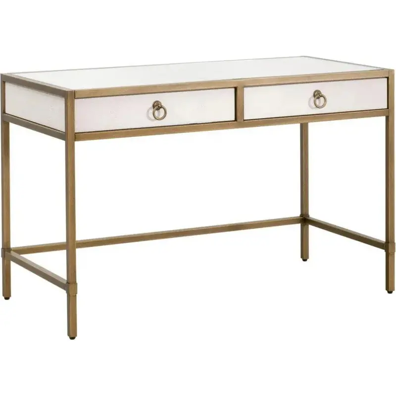 Strand Shagreen-Effect Executive Desk 1