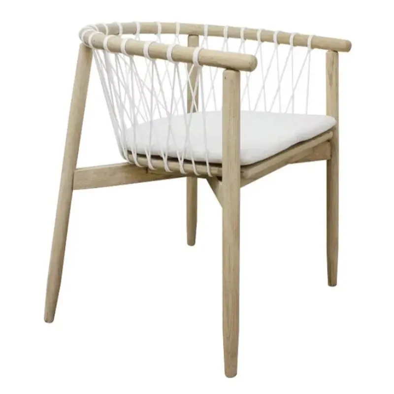 Strand Wood-Framed Indoor-Outdoor Dining Chair 1