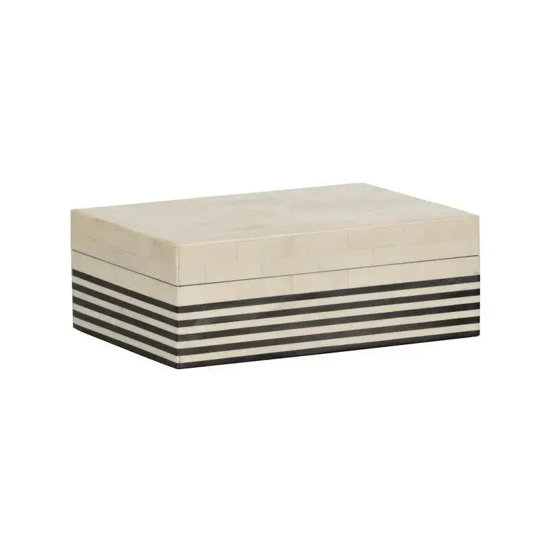 Striped Bone-Inlaid Howell Accent Box 1