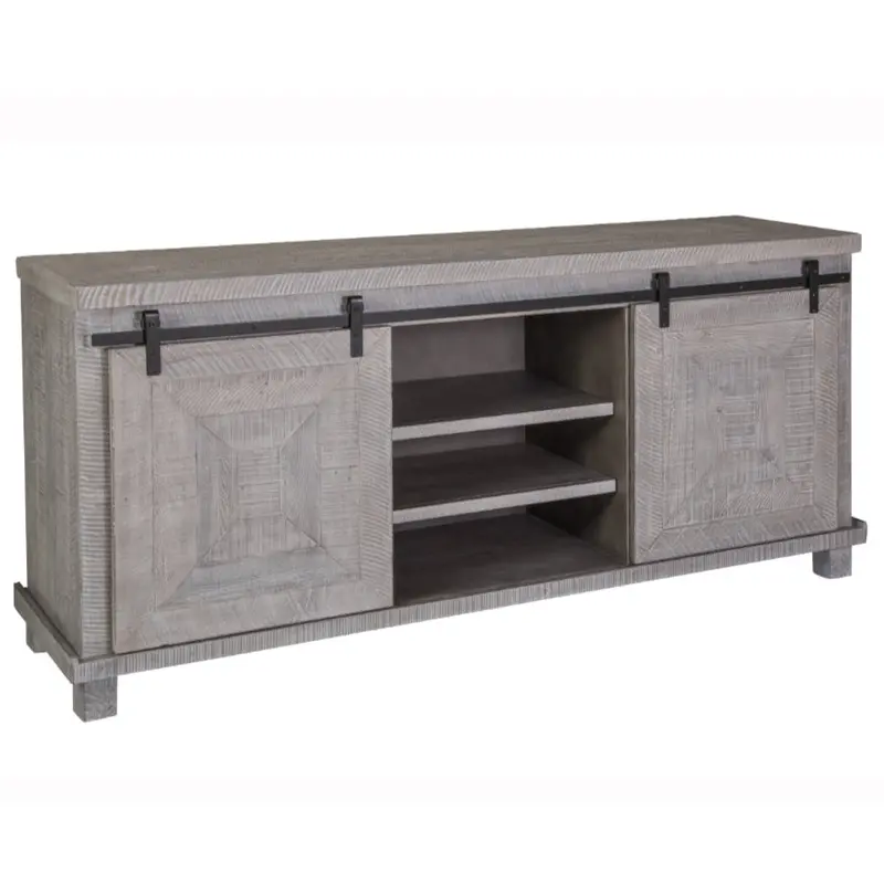 Studio 20 Sliding-Door Entertainment Console With Modern Storage 1