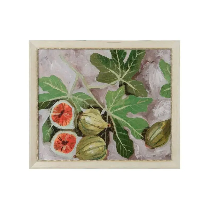Stylized Fig Illustration In Gold Frame 1