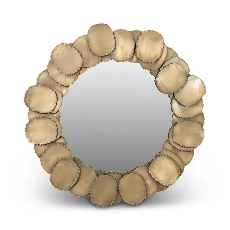 Suri Iron Circular Wall Mirror 1