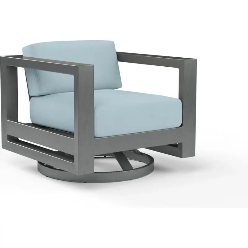 Swivel Club Chair – Sunbrella Upholstered, Redondo Outdoor 1