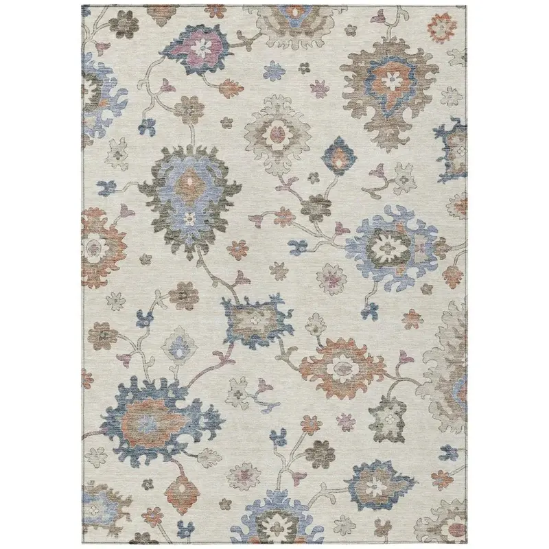Talitha Off-White Indoor-Outdoor Rug – Minimalist Washable Floor Covering 2