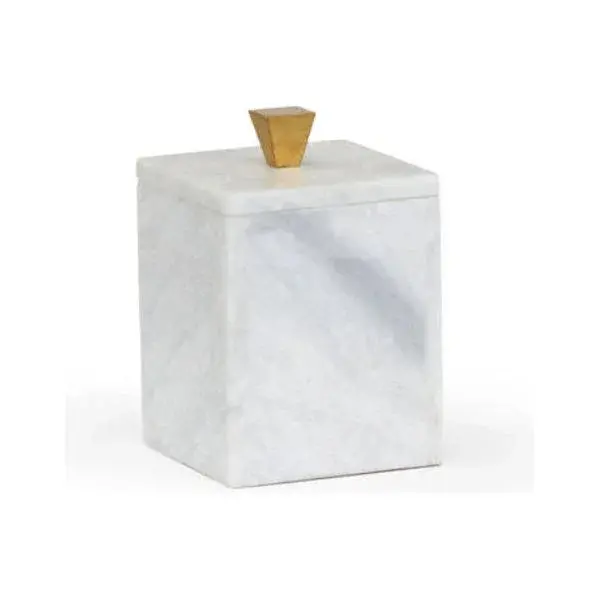 Tall Merle White Marble Display Box 1