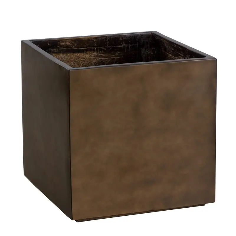 Tansy Fibre-Reinforced Concrete Planter – Outdoor Garden Container With Industrial Style 1