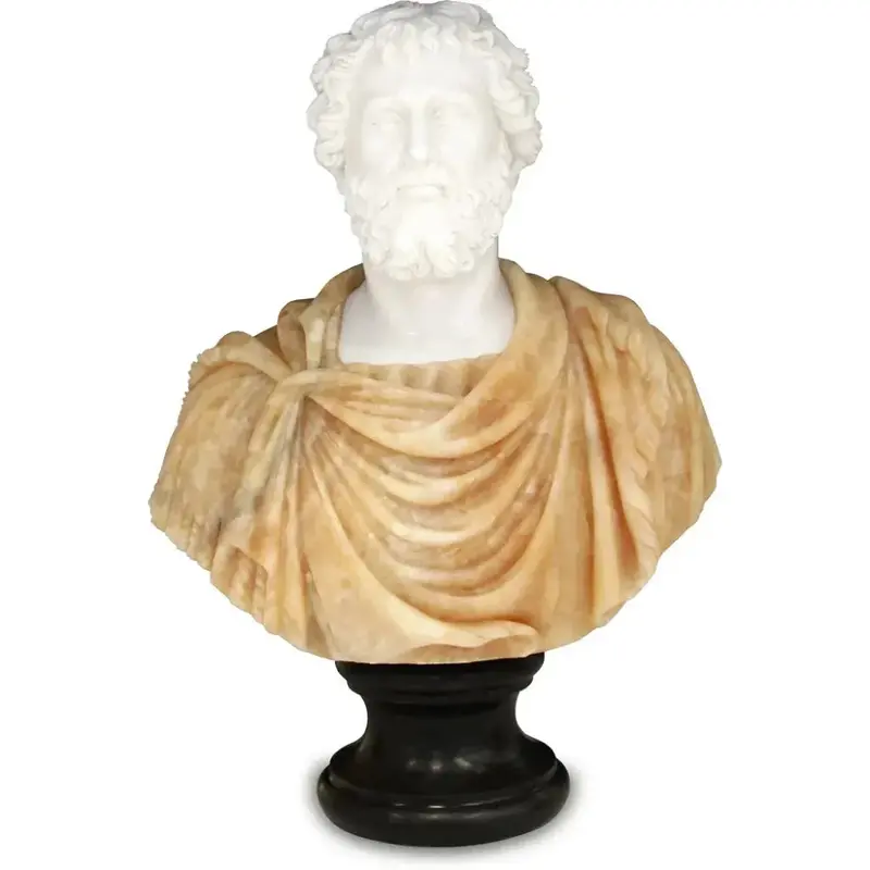 Thanos Hand-Carved Marble Bust Sculpture 1