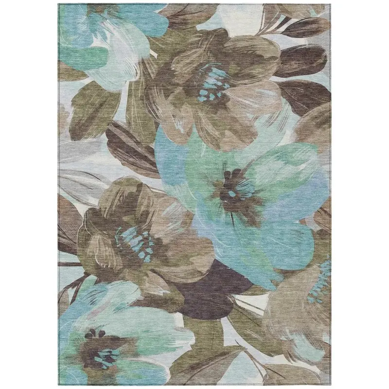 Threadiva Brown Rustic Outdoor Floor Cover 2