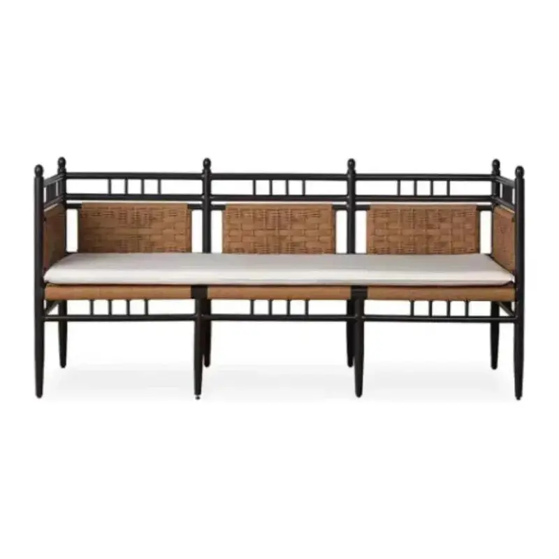 Three-Seat Garden Bench Cushion – Low Country Replacement 1