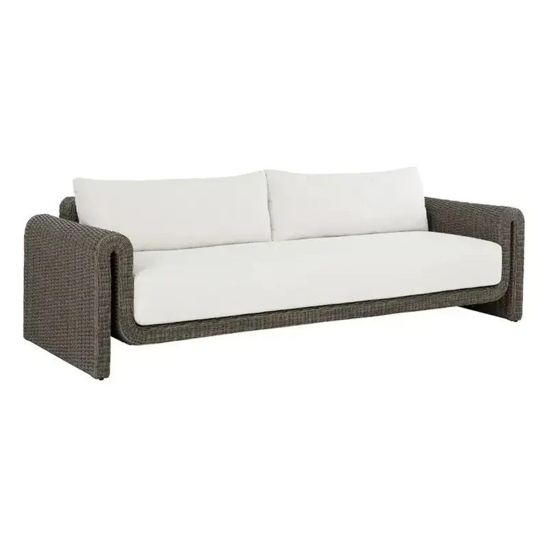 Tibi Modern Outdoor Sofa – Weather-Resistant Performance Fabric 1