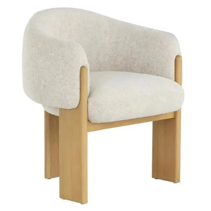 Trine Armless Dining Chair – Performance Fabric Upholstery 1
