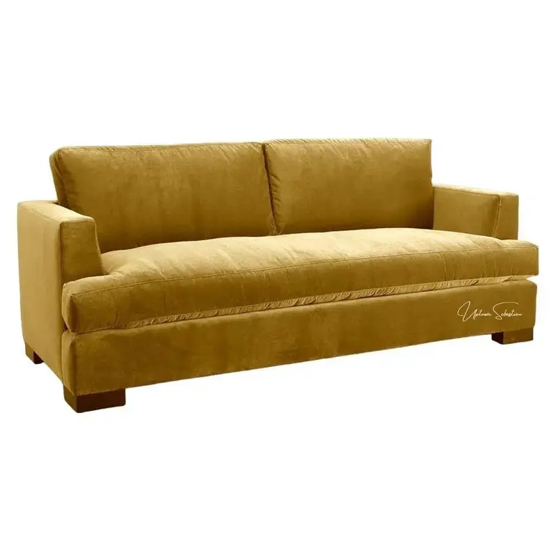 Tropical Floridian Hand Leather Couch 1