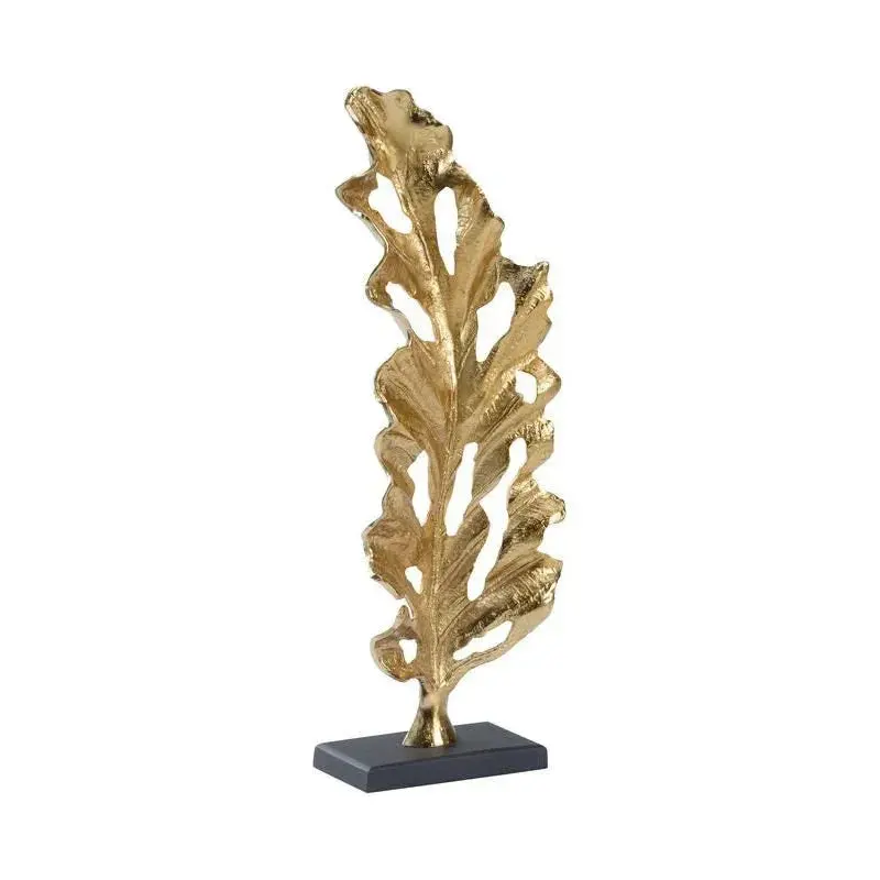 Turn Over A New Leaf Outdoor Sculpture – Nature-Themed Patio Art 1