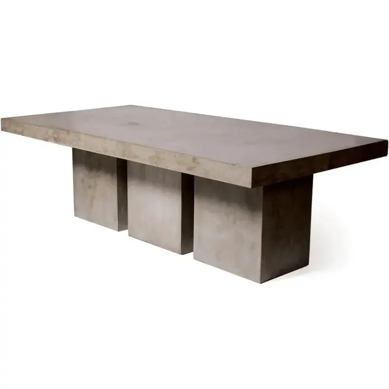 Tuscan Slate Grey Outdoor Dining Table – Robust Mediterranean-Inspired Table 1