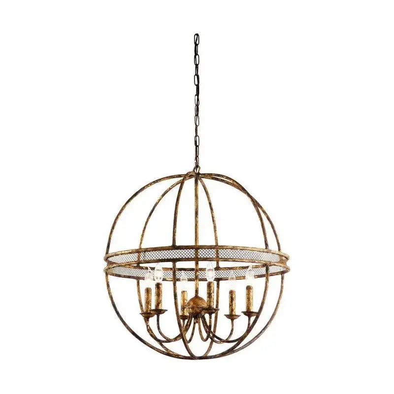 Tuscan-Style Gold Italian Chandelier 1
