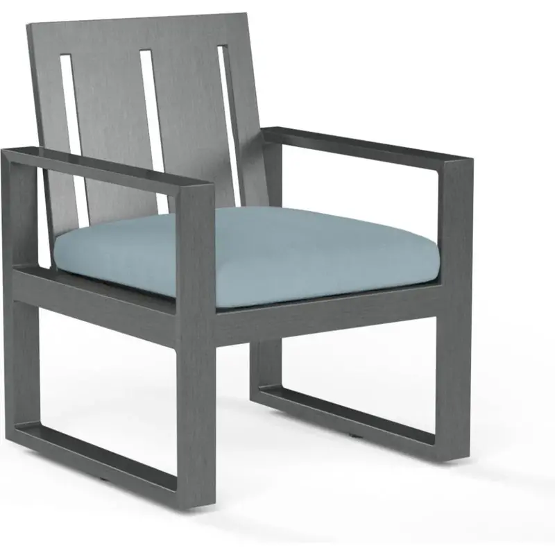 Two-Piece Outdoor Dining Armchair Set – Redondo Sunbrella 1